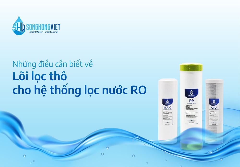 Những điều cần biết về lõi lọc thô cho hệ thống lọc nước RO