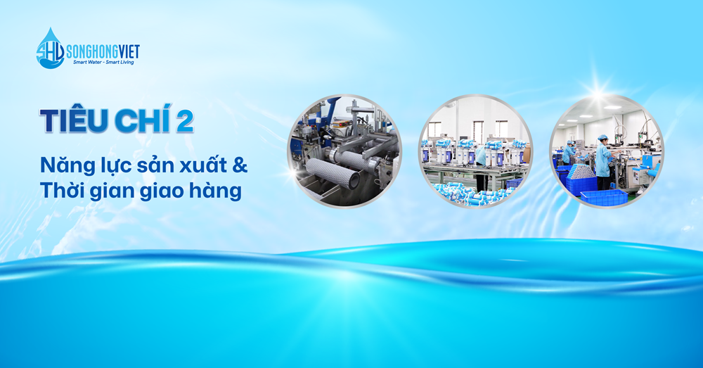 Tiêu chí 2: Năng lực sản xuất & Thời gian giao hàng Tiêu chí 2: Năng lực sản xuất & Thời gian giao hàng